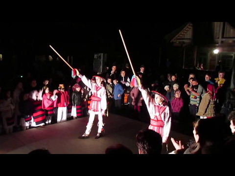 Călușarii Ansamblului Romula Malva  Comuna Dobrosloveni , satul Reșca ,Olt