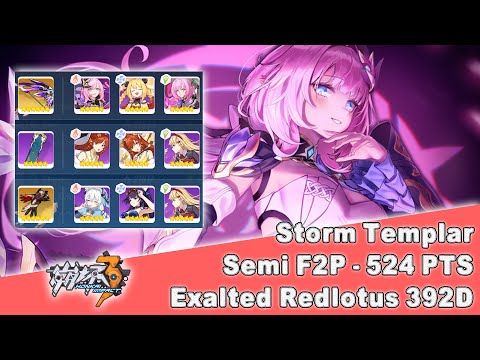 Honkai Impact 3 SEA - [Semi F2P Gear] Exalted Redlotus 392D - Storm Templar