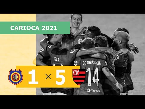 Madureira 1 x 5  Flamengo - Gols - 05/04 - Campeonato Carioca 2021