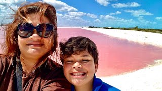 “Las Coloradas: The Stunning Pink Lake of Mexico!” 🇲🇽