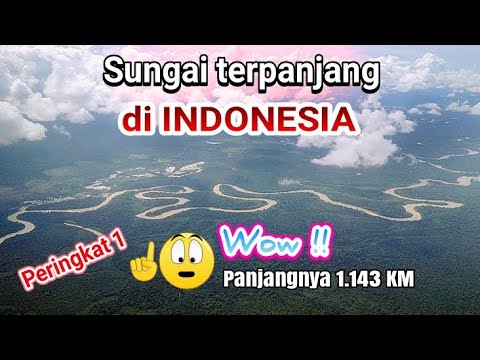 Sungai terpanjang di Indonesia sungai kapuas