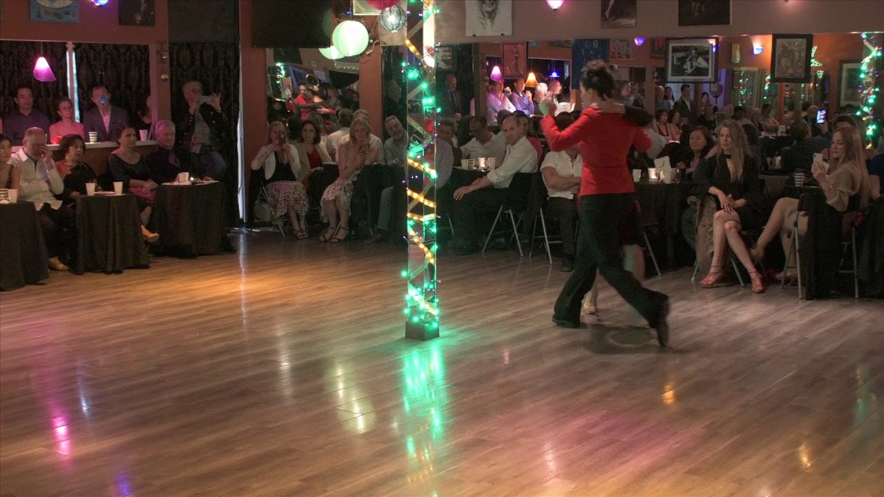 Mariana Lopez Cattini and Laura Smart at Milonga Corazón 1/3