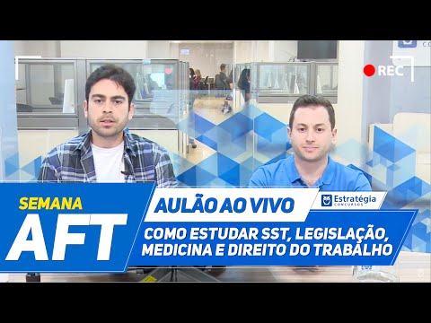 Como estudar SST, Legislação, Medicina e Direito do Trabalho | Ao Vivo