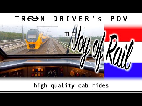 TRAIN DRIVER'S POV Almere - Leiden VIRM 12okt 2019