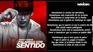 Palabras Con Sentido - Daddy Yankee (Letra) REGGAETON