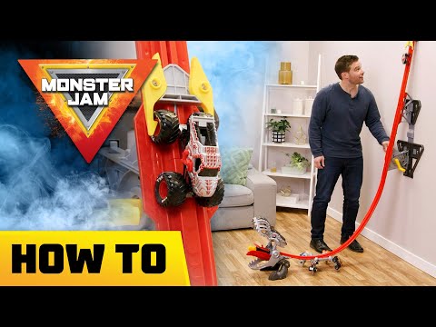 How to assemble the Monster Jam ThunderROARus Drop Playset!