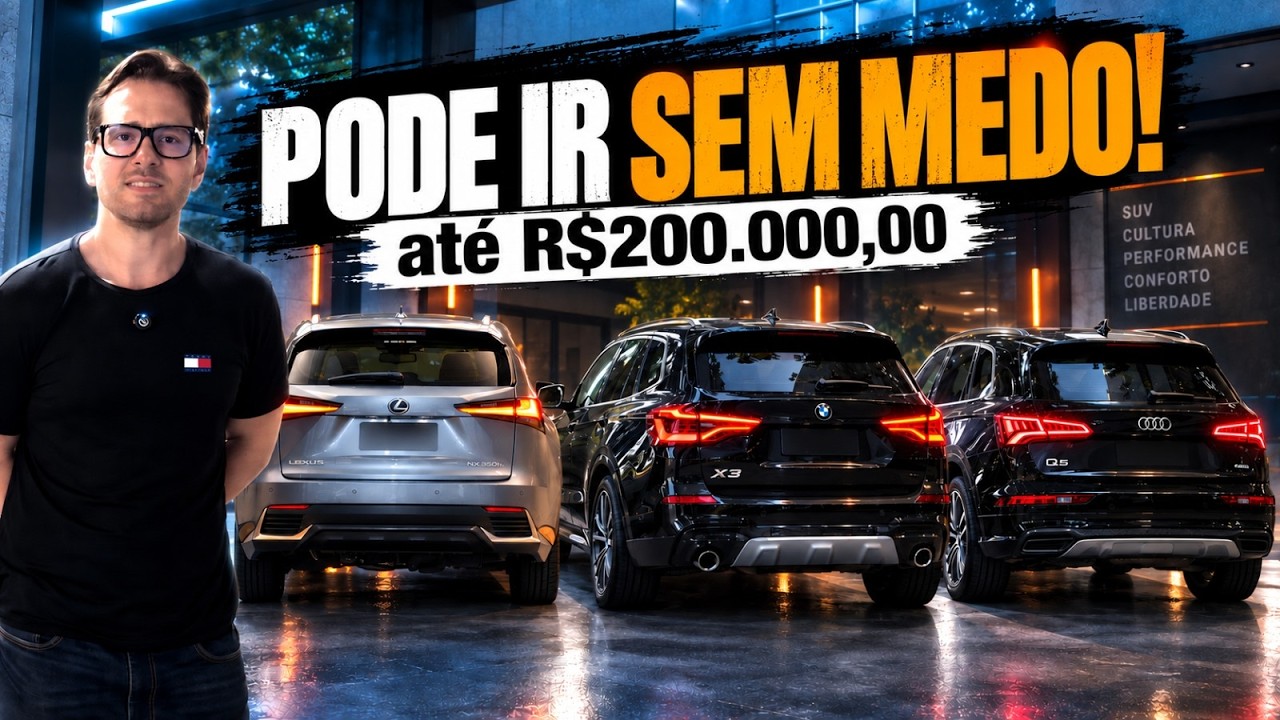 OS MELHORES SUVs QUE VOCÊ PODE COMPRAR ATÉ R$200MIL!!🔥