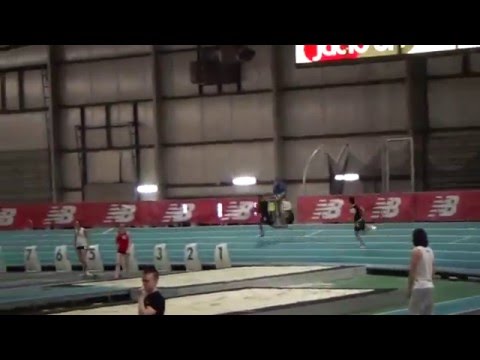 Boys 400m Dash Heat 15 - Boise New Balance Indoor Meet 2016