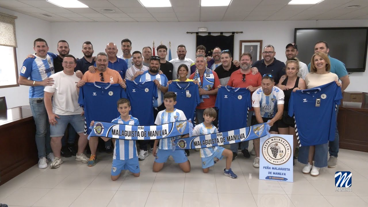 Presentación del logo de la Peña Malaguista de Manilva