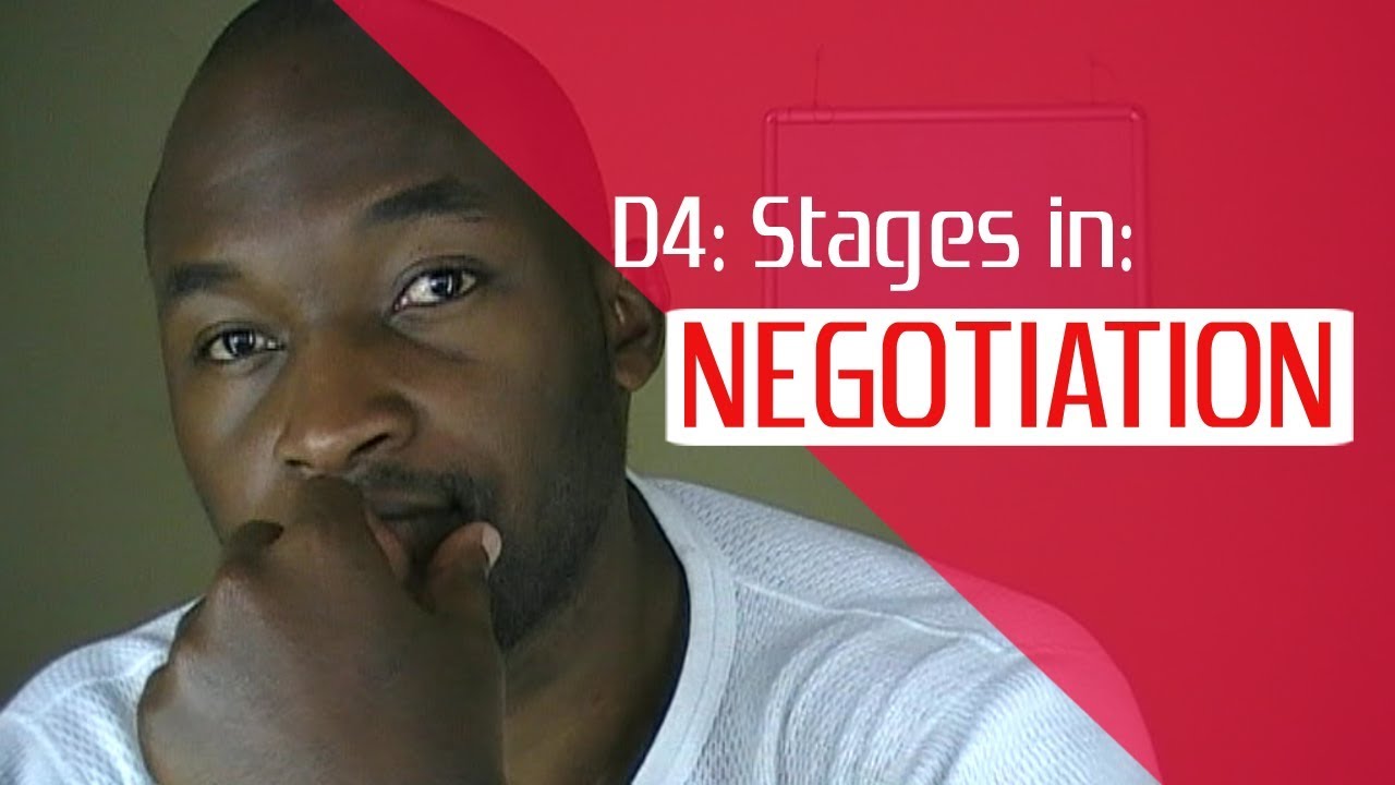STAGES IN NEGOTIATION (Introduction)