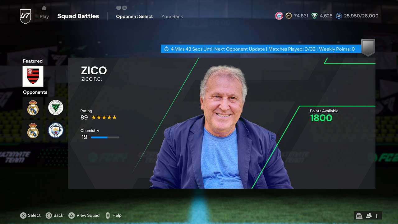 Zico - FC 24 Squad Battles Match