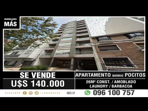 Video de YouTube - Apartamento Monoambiente Venta Pocitos Nuevo Montevideo iMas.uy - G*