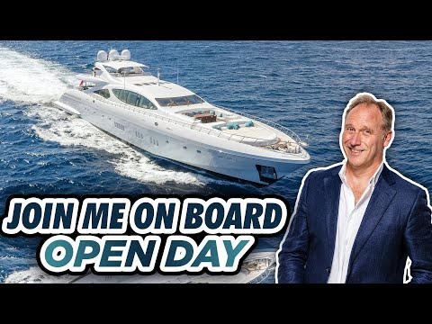 JOIN ME FOR A TOUR OF 165' MANGUSTA SUPERYACHT "SERENITY"