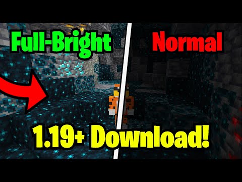 How to Get FULL BRIGHT for Minecraft 1.19+! How To Get MAX BRIGHTNESS in 1.19!