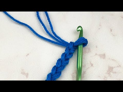 Cómo tejer a ganchillo tres hebras con una sola madeja - ¡Sin necesidad de bobinar!