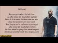 Drake - Used To ft  Lil Wayne (Lyrics)
