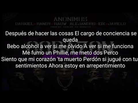 Anonimus Corazón Muerto (Remix). *LETRA*