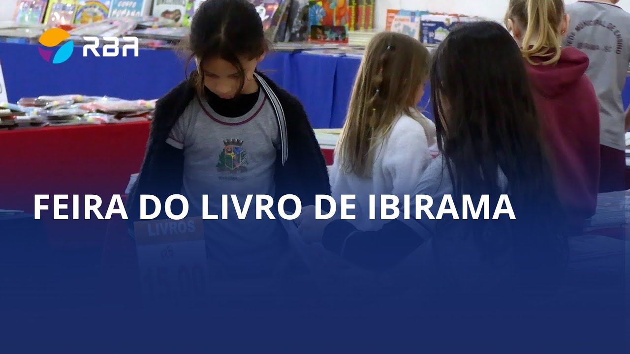 Ibirama celebra literatura com a 7ª Feira do Livro
