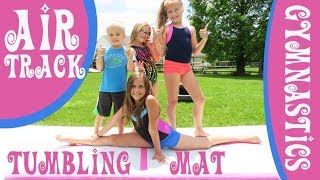 Gymnastics Air Track Tumbling Mat! | Crazy8Family
