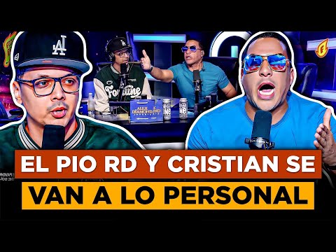 CRISTIAN PIERDE EL CONTROL POR HUMOR NEGRO DE EL PIO RD “LUINNY TERMINA ENTREVISTA Y EVITA PELEA”