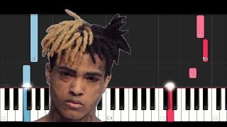 XxxTentacion - Everybody Dies In Their Nightmares (Easy Piano Tutorial)