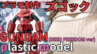 【ガンプラ】HGズゴック(SEEDフリーダムver.)を組み立てよう♪【女性VTuber実写】 ガンダム  gundam プラモデル ガンダムSEEDFREEDOM