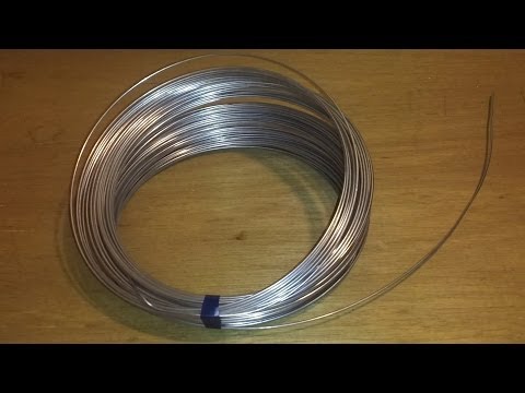 How to straighten 16 galvanized gauge wire