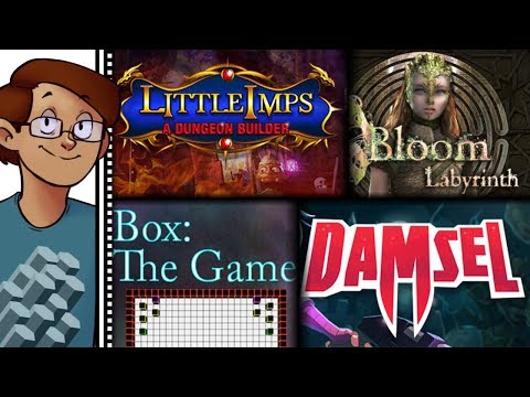 Let's Try Little Imps: A Dungeon Builder / Bloom: Labyrinth / Box: The Game / Damsel