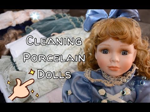 Cleaning My Vintage Porcelain Dolls with Household...