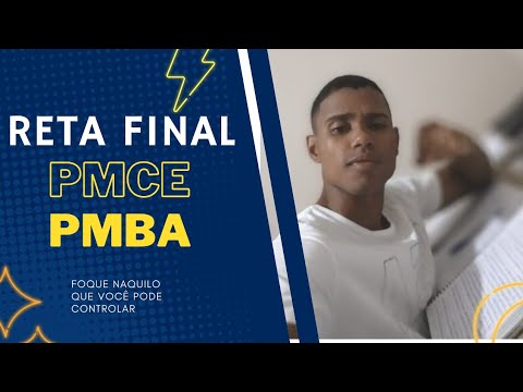 RETA FINAL PMBA/PMCE - O QUE FAZER?