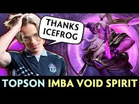 TOPSON makes Void Spirit look OP — 7 23 Dota