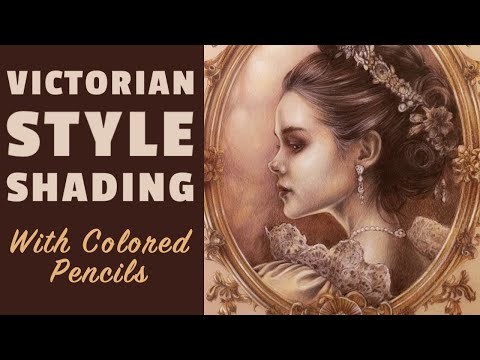 How To Color In Sepia Tones // Victorian Style Shading Techniques