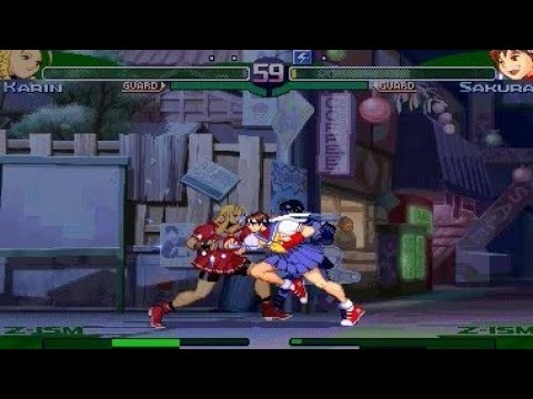 [TAS] Karin VS Sakura (Street Fighter Zero 3)