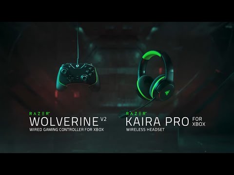 Xbox Series X|S Belaidės Ausinės Razer Kaira, Baltos video