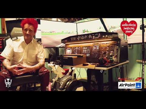 28. FINAŁ WOŚP | LOT Z MICHAŁEM WIŚNIEWSKIM W SYMULATORZE BOEINGA 737-800 | ZAJAWKA