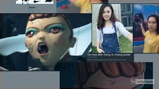 END TIMES: illuminatiArt Chinese "Ink Girl" vs i Pet Goat II