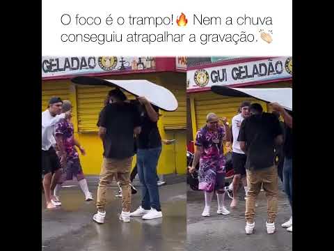 Nem a chuva parou o clipe do MC Alê 🍾❤️😱😱 #shorts