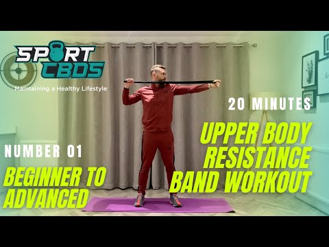 Upper body resistance band workout | long resistance band workout | upper Body Workout 💪🔥