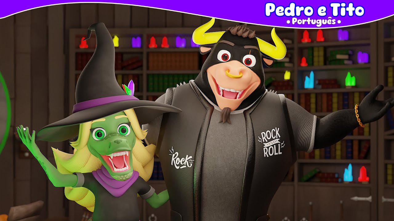 As Novas Aventuras do Boi da Cara Preta e a Cuca - Pedro e Tito | Vídeo Infantil | Português