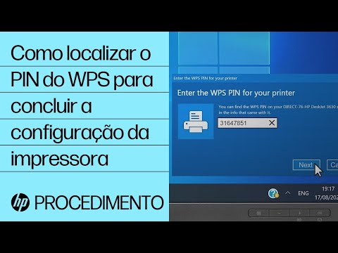Como localizar o PIN do WPS para concluir a configuração da impressora | Impressoras HP | HP Support