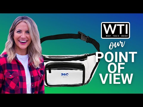 360 DESIGN BOX Clear Fanny Packs - WTI product video review