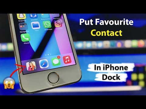 New iPhone Tricks - Hidden Features || Put Your Favourite  Contact in iPhone Dock🔥🔥