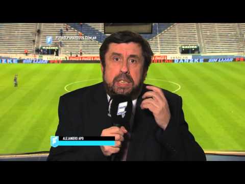 El análisis de Alejandro Apo. Vélez 0 - Estudiantes 1. Fecha 25. Primera División 2015. FPT.