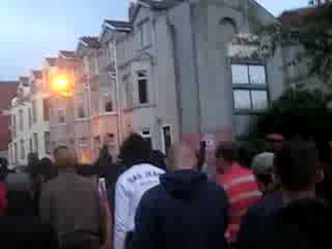 Bad Blue Boys march in Belfast