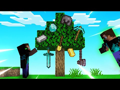 Unbelievable! Trees Drop OP Items in Minecraft
