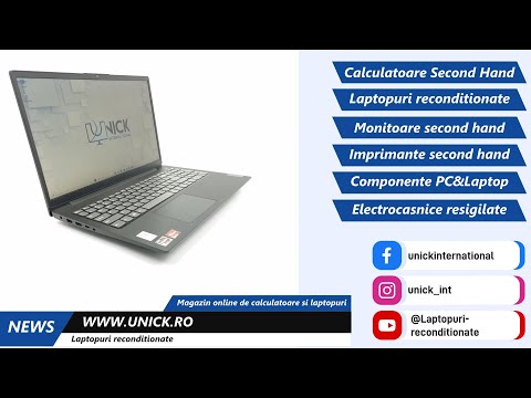 Laptop reconditionat slim Ryzen 5 5500, Lenovo V15 G2 ALC, 16Gb, 512Gb NVME, Webcam, 15.6" FullHD 