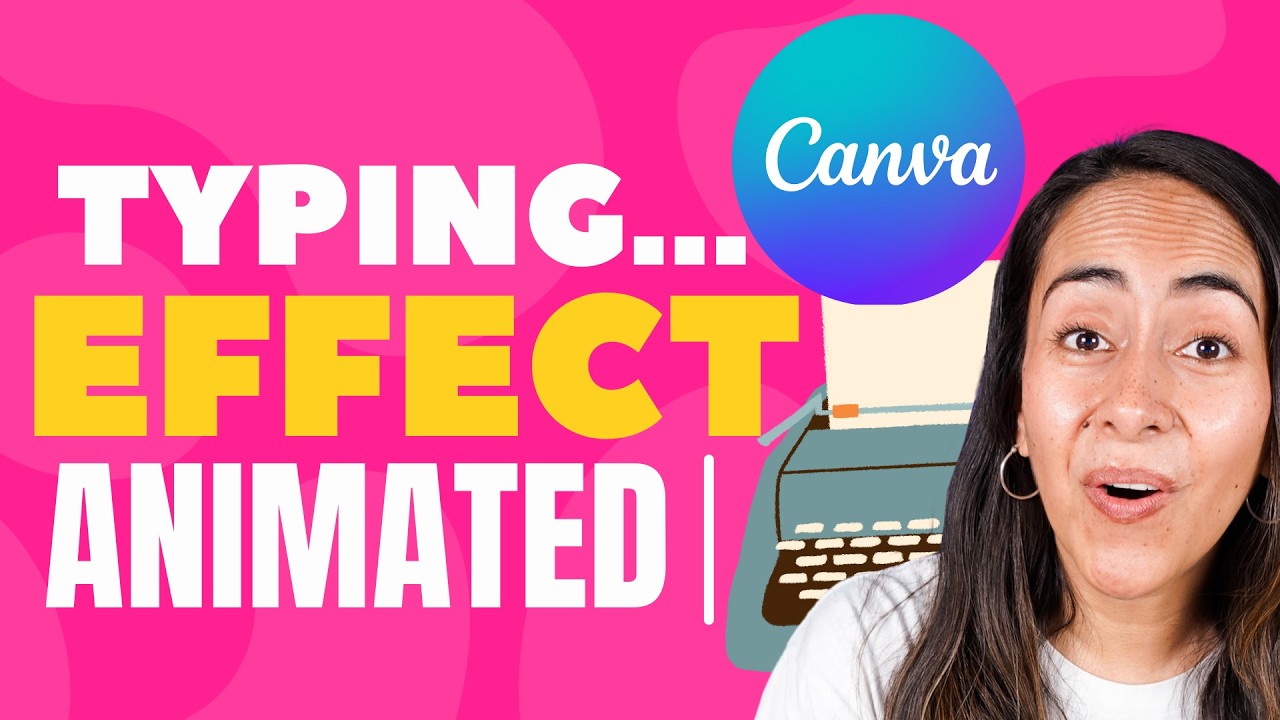 How to Create a Typewriter Text Animation in Canva | FREE & Easy!