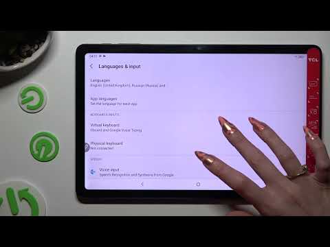 How to Enter Text Correction Options on TCL Tab 10 Gen 2?