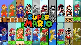 Todos los FIRST LEVELS de Super Mario rehechos en Super Mario Maker 2