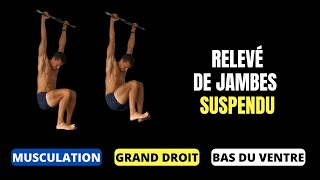 Relevé de jambes suspendu
